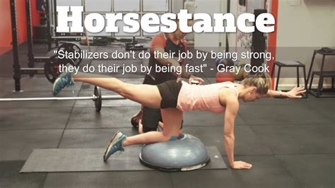 Horse stance progressions to enhance core stability - YouTube