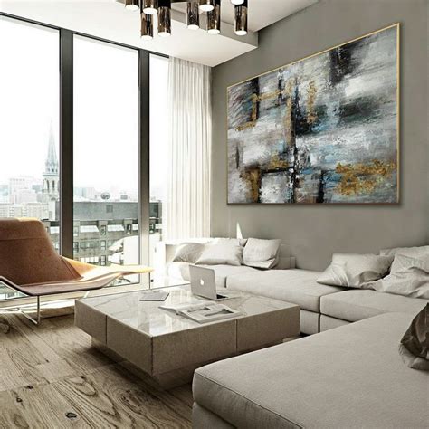 Texture Abstract Oversize Modern Contemporary Canvas wall Art Hand ...