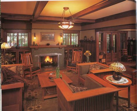 Craftsman living room | Craftsman interior, Craftsman style interiors ...