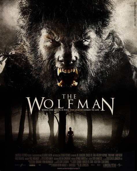 The Wolfman Poster Movie by mademoiselle-art on DeviantArt