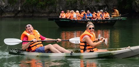 Kayaking in Halong bay: Halong Tours & Halong bay Cruises