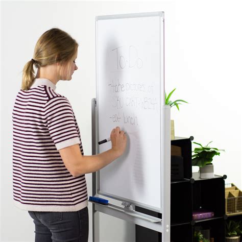 VIVO Mobile Dry Erase Board 24" x 36" Magnetic Double Sided Whiteboard ...