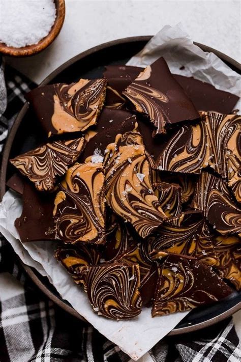 Dark Chocolate Peanut Butter Bark - How To Recipes