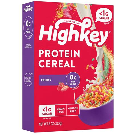 Amazon.com: HighKey Sugar Free Protein Cereal - 8oz Keto Snacks for ...