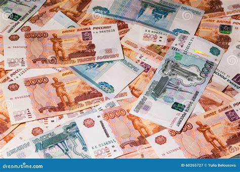 Ruble banknotes stock image. Image of payment, exchange - 60265727