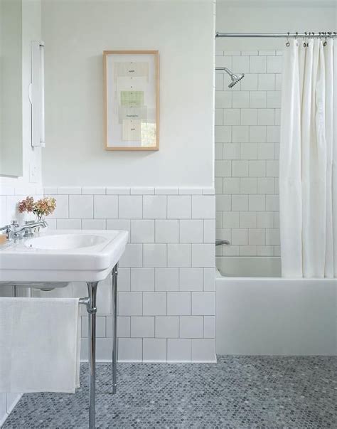 24 Incredible White Square Tile Bathroom - Home, Family, Style and Art ...