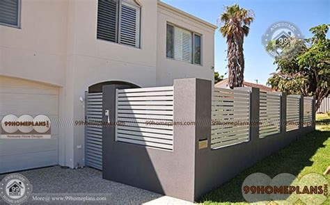 Boundary Wall Design With Gate with New Perfect & Pretty Home Walls