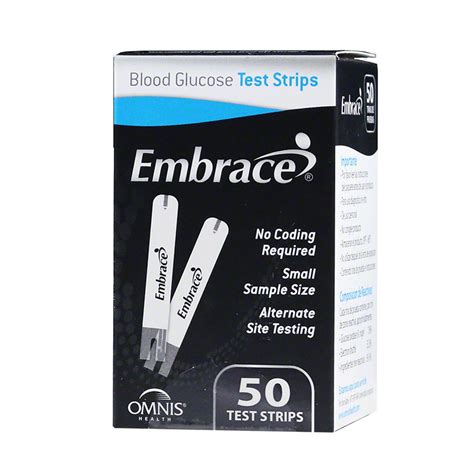 Buy Embrace Test Strips Box of 50 | Glucose Test Strips