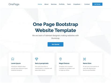 Bootstrap html website template