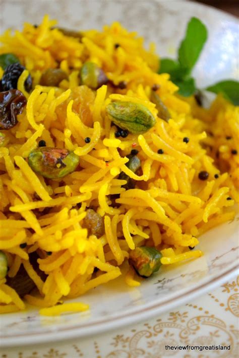 Indian Style Saffron Rice | The View from Great Island