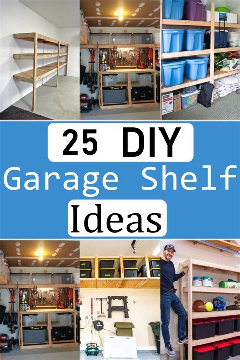 25 DIY Garage Shelf Plans You Can Make Yourself - Craftsy