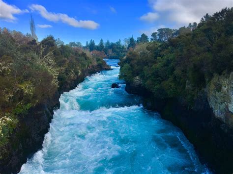 Huka Falls, Taupo, New Zealand 🤗 : r/hiking