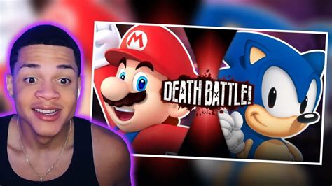 Mario VS Sonic | DEATH BATTLE REACTION!! - YouTube