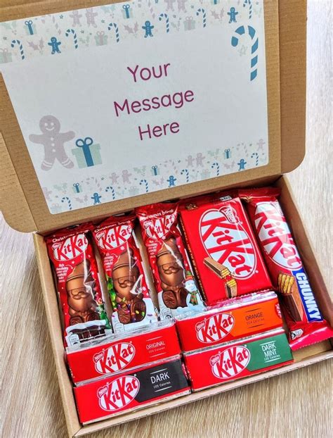 Medium Kit Kat Christmas Gift Box