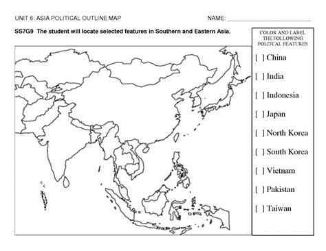 Printable Blank Map Of Southeast Asia - Printable Maps