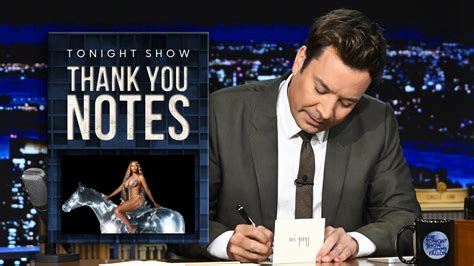 Thank You Notes: Chipotle, Beyoncé's New Album Release | The Tonight ...