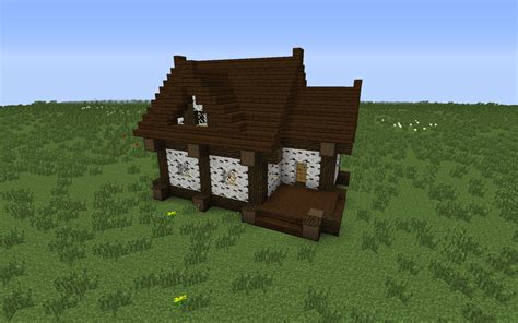 Design 50 of Small Cabin Minecraft | melodies-mine