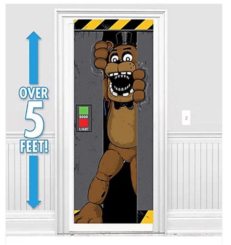 Five Nights at Freddy's Door Cover 1 Per Package Birthday Party ...