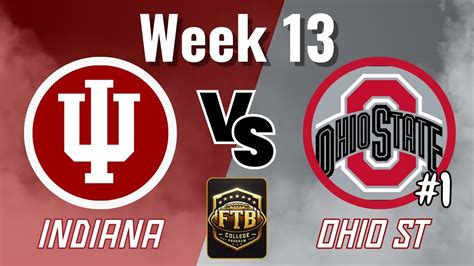 Indiana vs #1 Ohio State - Week 13 - YouTube