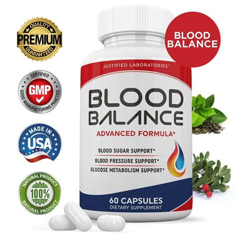 Blood Balance Advanced Formula All Natural Blood Pressure Sugar Support ...