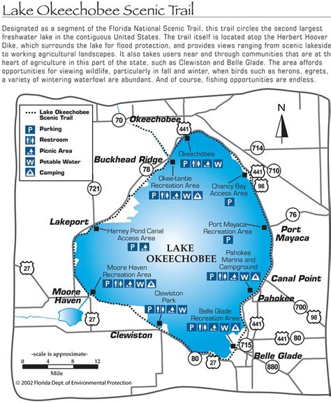 Fishing Map Of Lake Okeechobee Florida | Printable Maps