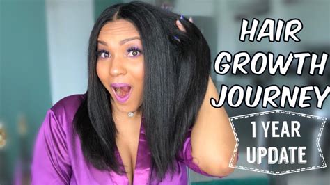 1 YEAR HAIR GROWTH JOURNEY UPDATE! I DOUBLED MY LENGTH!! - YouTube