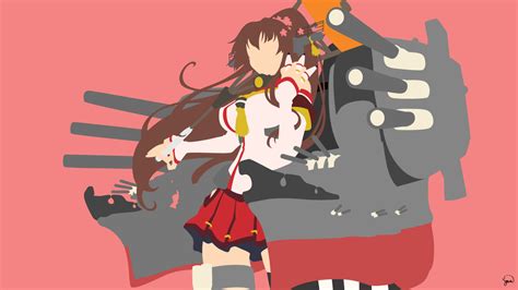 Yamato (Kantai Collection) Minimalist Wallpaper by greenmapple17 on ...