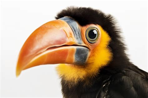 Premium AI Image | a close up of a Toucan with a yellow beak