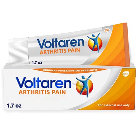 Voltaren Topical Arthritis Medicine Gel for Arthritis Pain Relief, 1.7 ...