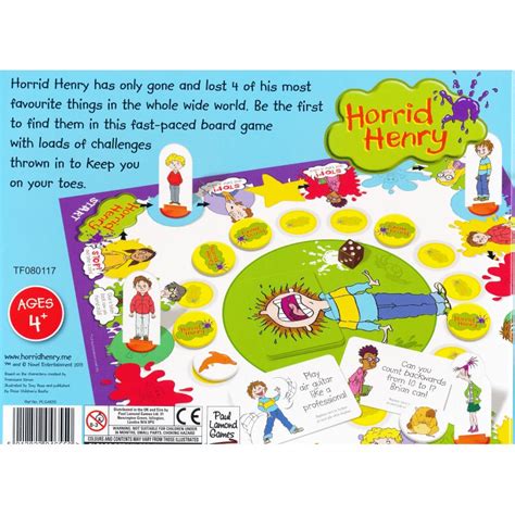 Horrid Henry Favourite Things Board Game