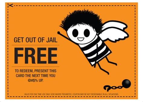 Get Out Of Jail Free Card Editable Template - FREE PRINTABLE TEMPLATES