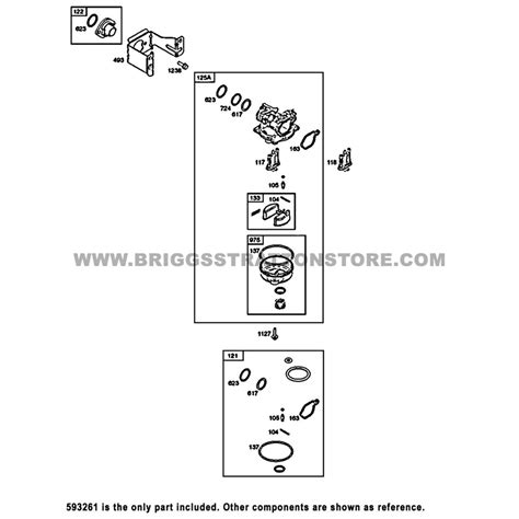 593261 Carburetor Briggs and Stratton