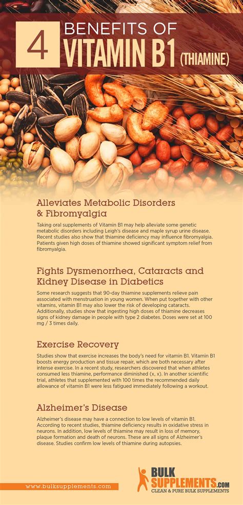 Vitamin B1 (Thiamine): Benefits & Side Effects