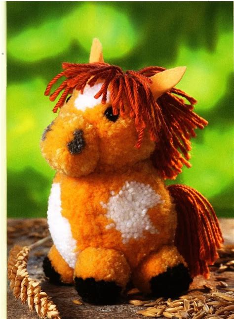 Pom Pom Horse | Pom pom animals, Diy pom pom, Pom pom crafts