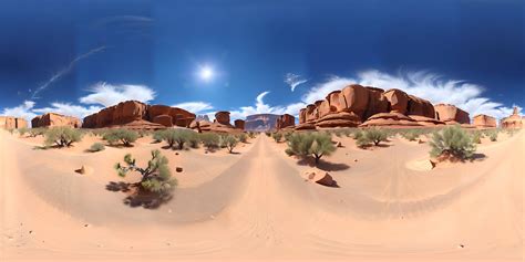 A desert landscape