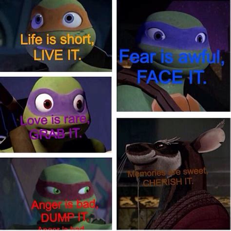 Teenage Mutant Ninja Turtles Funny Quotes - ShortQuotes.cc