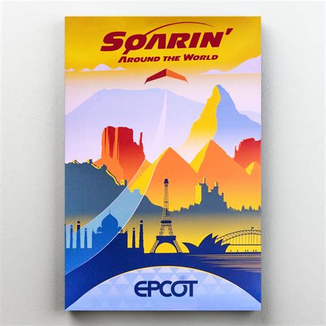 Soarin Around the World Poster, Disneyland Poster sold by DaviSchmidt ...