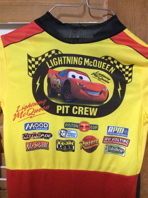 Disney Cars Lightning McQueen Pit Crew Halloween Cost… - Gem