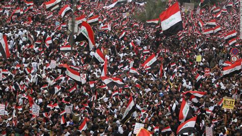 Iraq: Hundreds of thousands in Baghdad protest US troop presence - CNN