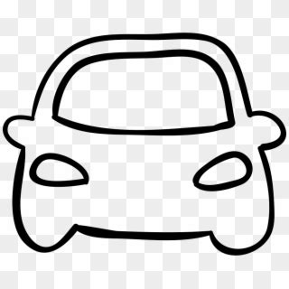 Car Front Outline Comments - Clipart Car Front Outline, HD Png Download ...