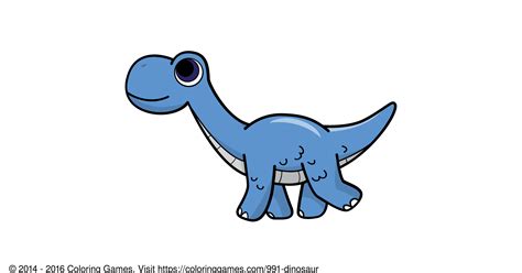 Dinosaur - Coloring Games and Coloring Pages