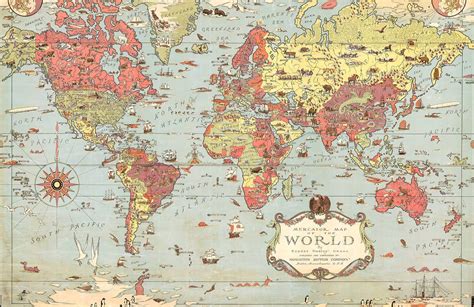 Vintage World Map Wallpapers - Top Free Vintage World Map Backgrounds ...