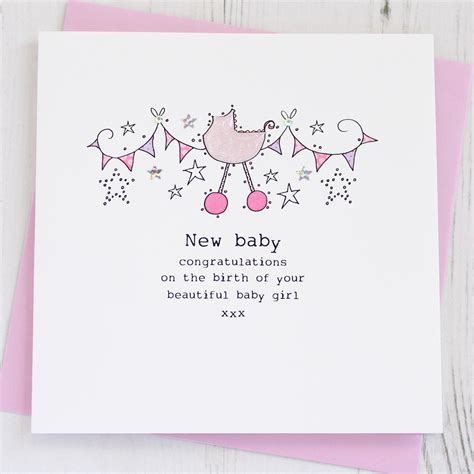 New Baby Girl Card - The Market Co