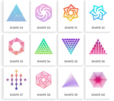 150 Unique Geometric Shapes :: Behance