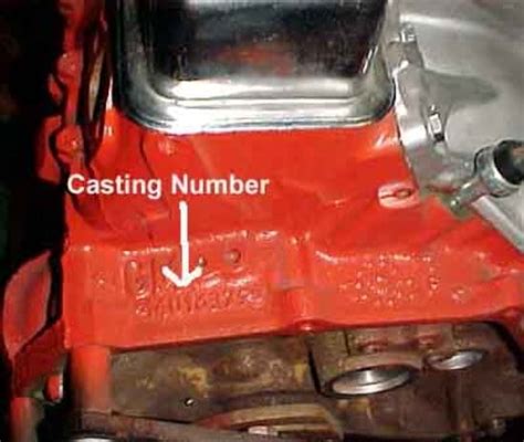 How to Locate and Decode Chevy Engine Stamping Numbers - Chevy Geek