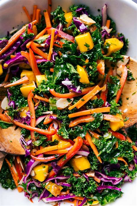 Kale Salad Recipe (Orange Balsamic Vinaigrette) - Chelsea's Messy Apron