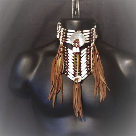 Native American Bone Chokers | Lost River Trading Co. | Bead hair ...