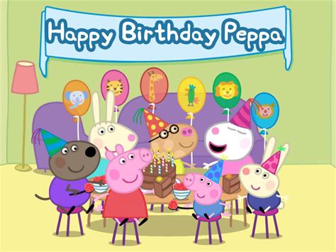 Peppa Pig Birthday Wallpaper