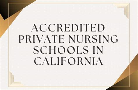 The Best Accredited Private Nursing Schools in California: The Top 5 ...