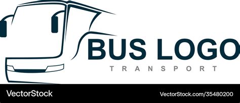 Travel bus logo icon design template Royalty Free Vector